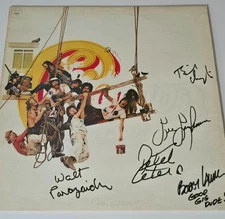 CHICAGO SIGNED IX LP  AUTOGRAPHED 1975 GREATEST HITS VINYL ROCK CBS RECORDS 12"
