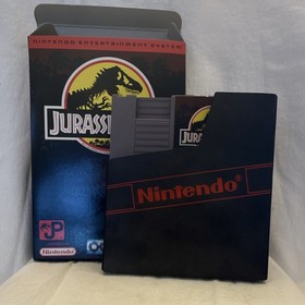 Jurassic Park Nintendo NES CIB w/ Box & Manual Included, Action/Adventure