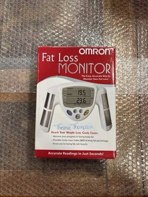 Omron Fat Loss Monitor HBF-306 Body Fat Scale Analyzer Handheld     Box N1