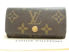 Louis Vuitton Monogram 4 Key Case Holder Brown M69517 Multicl s from Japan USED
