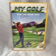 My Golf Atari 2600 HES PAL Australian Release Cartridge With Original Case