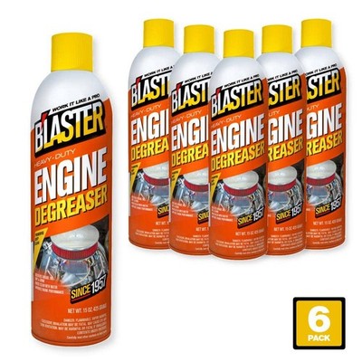 Engine Degreaser Heavy Duty and Cleaner Spray Cleans 15 oz. Pack of 6 Sprayers