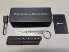 Bastinelli Knives Picoeur Fighting Scalpel Fixed Blade (1.5" Stonewash) Knife — photo 4
