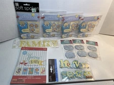 Jolee, Soft Spoken & Heidi Grace Baby Boy Stickers 10 Brand New READ