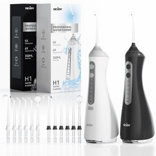 SEJOY 5 Modes 6 Jet Tips Water Dental Flosser Pick Teeth Oral Irrigator Cordless