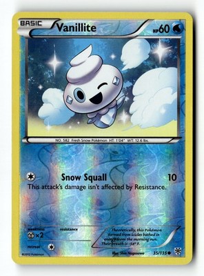 Pokemon Karte Vanillite Reverse Holo LP Plasmasturm 35/135