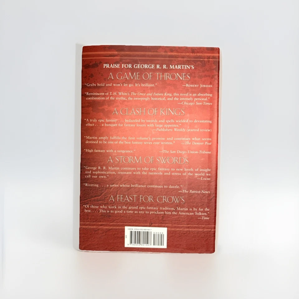 A Feast for Crows by George R R Martin  2005 HC DJ 1st Ed NF ISBN 9780553801507 - Image 3 of 4