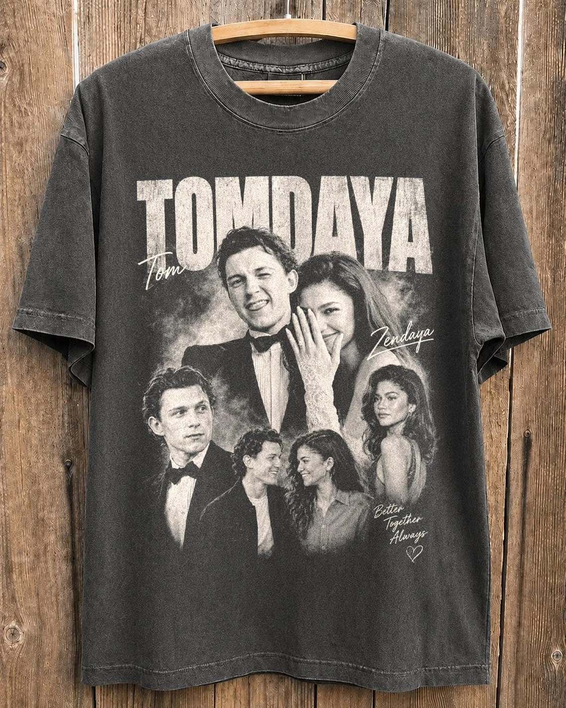 Tom Holland & Zendaya Brand New Day 2026 Vintage Couple Graphic Shirt