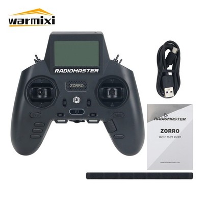 RadioMaster ZORRO-ELRS Protocol Transmitter RC Plane Transmitter+Large Top LCD