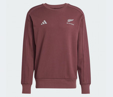 Image of Adidas Men's All Blacks Crew Neck Sweater Sweatshirt Aurora Ruby Brown XXXL 3XL