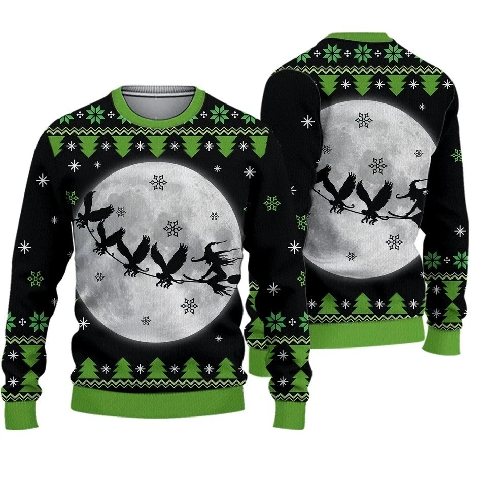 Wicked Witch Christmas Sweater, Wicked Broadway A New Musical Ugly Sweater