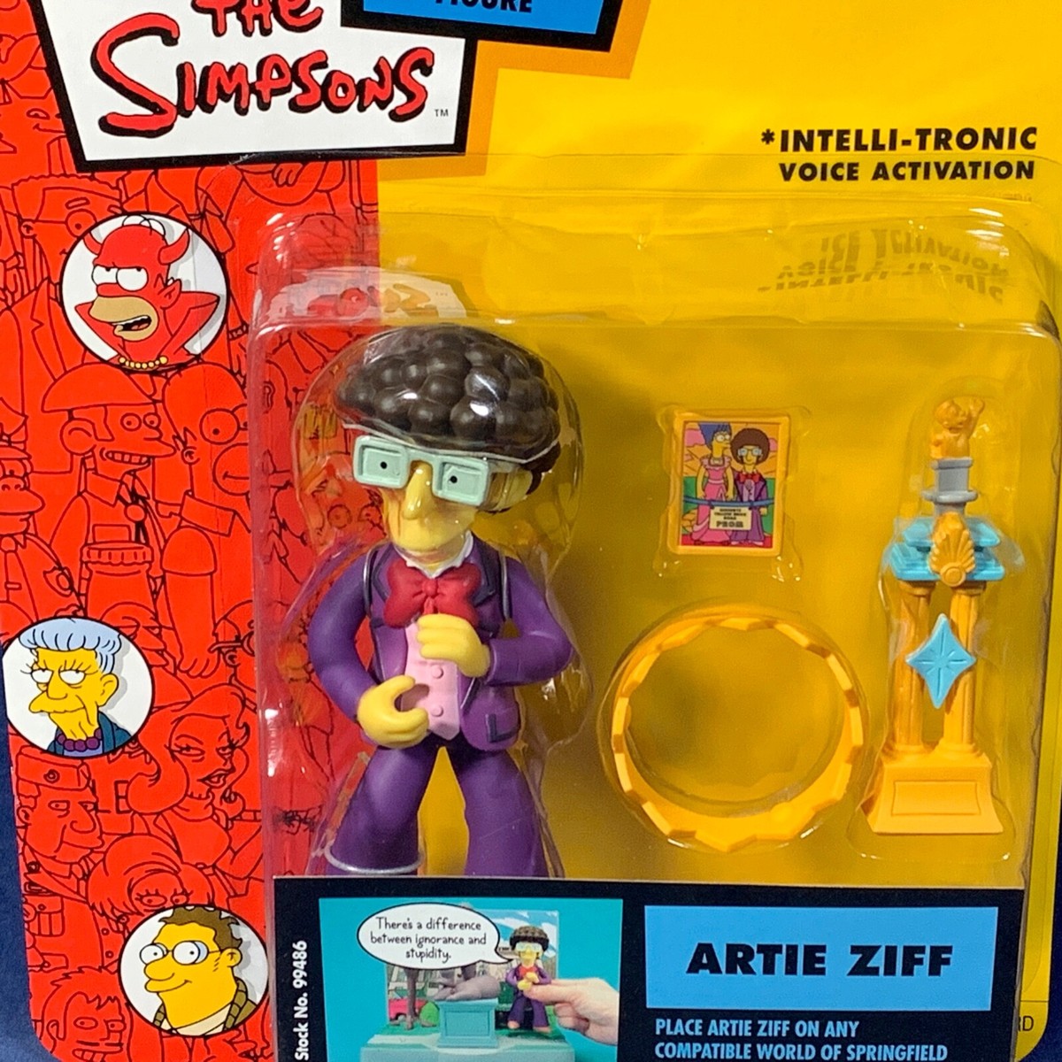 New - ARTIE ZIFF - WOS Simpsons PLAYMATES SERIES 16