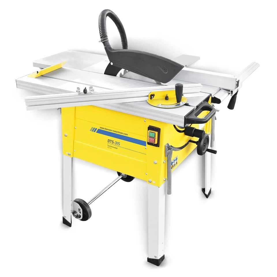 BAMATO Tischkreissäge BTS-315 mit Schiebetisch Formatkreissäge Kreissäge 230V - Bild 2 von 4