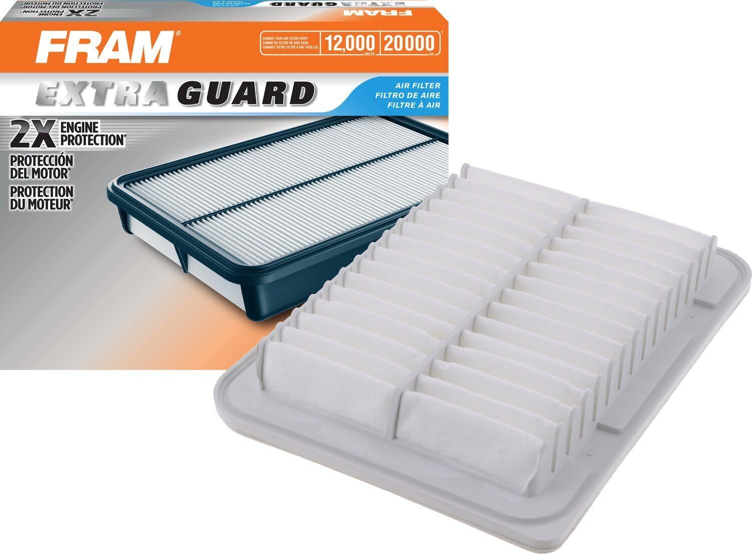 FRAM Extra Guard CA10190 Replacement Engine Air Filter for Select Toyota, Scion