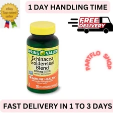 Spring Valley Echinacea Goldenseal Blend Dietary Supplement, 900 mg, 75 count