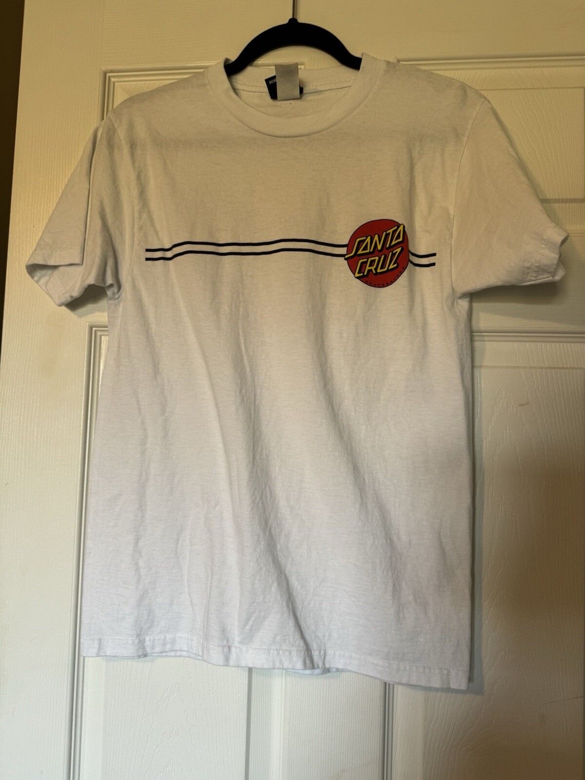 ALTRA T shirt skateboard Santa Cruz bianca taglia S