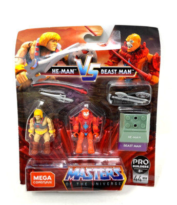 Mega Construx Masters Of The Universe He-Man vs Beast Man 44 pcs NEW