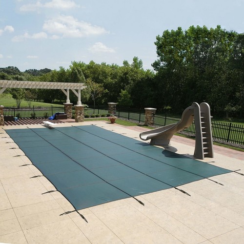 OB BlueWave Arctic Armor 20x38 WS360U Mesh Swimming Pool Safety Cover w/ Hardwa
