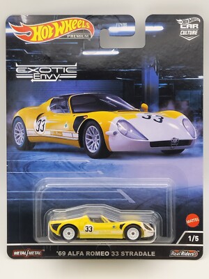 Hot Wheels 2022 - Car Culture - Exotic Envy - '69 Alfa Romeo 33 Stradale