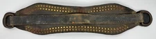 Antique Decorative Leather 23” Horse Cinch Studded Girth Belt Riding Equestrian