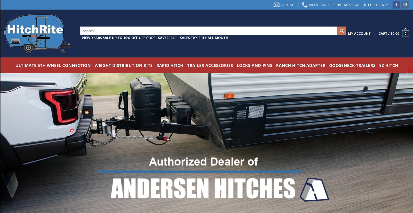 Andersen Hitches 3398.3 8" Weight Distribution Hitch 10 Off HitchRite