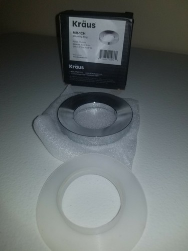 Kraus MR-1CH Chrome Mounting Ring for Vessel Sinks FREE SHIPPING - Picture 6 of 7