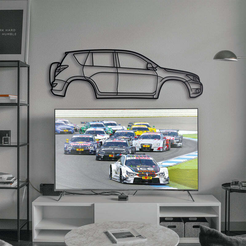 3D Acrylic Metal Car Wall Art - 2006 USA Toyota RAV4 3rd Gen Auto Poster