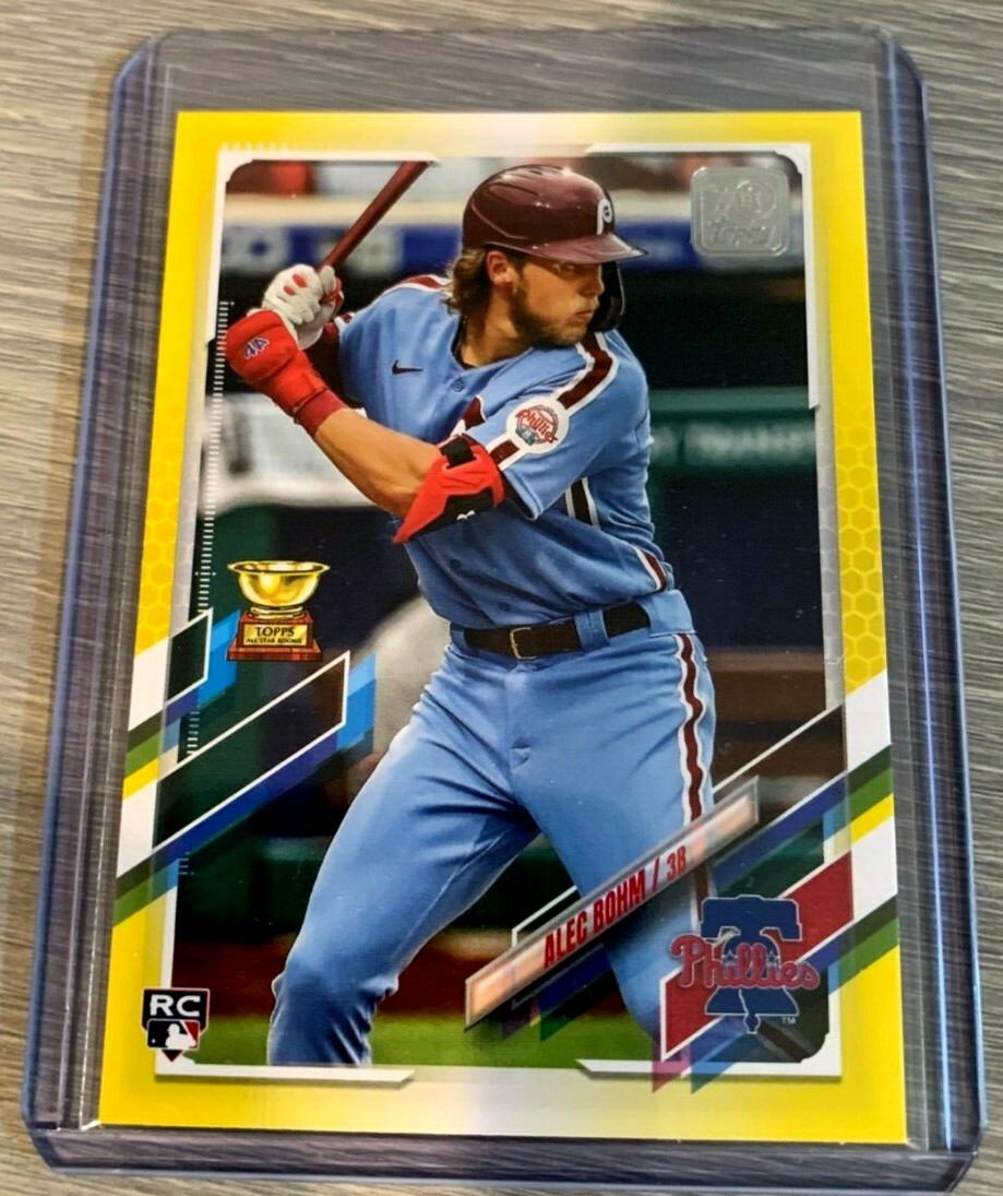 2021 Alec Bohm Yellow Parallel Topps All Star Rookie | eBay