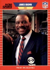 1989 Pro Set Announcers #13 James Brown