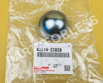 43514-22020 TOYOTA GENUINE CAP, FRONT AXLE HUB GREASE, RH OR LH | eBay