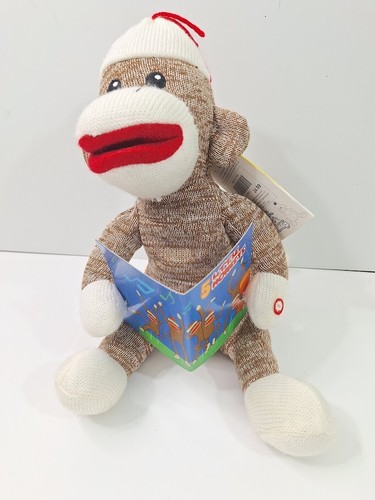 Sock Monkey Animated 12" Sing Along 5 Little Monkeys By Giggles Int’l Works