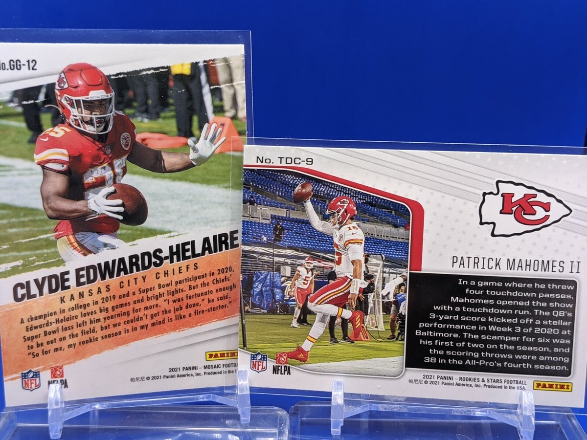 Patrick Mahomes 2021 Rookies Stars Touchdown Club Clyde Edwards-Helaire  Mosaic