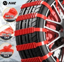 40 Pezzi Catene da neve antiscivolo per auto per terreni Scivolosi Universali.