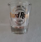 Vintage  HARD ROCK CAFE Key West SHOT GLASS GOLD LETTERING BEVELED GLASS — photo 3