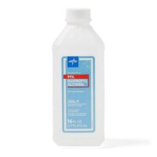 Medline 91 Isopropyl Alcohol, 16 oz., Case