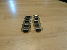 10/LOT DB9 D-SUB 9 PIN MALE SOLDER CUP CONNECTOR,SHIPS FROM USA,NEW