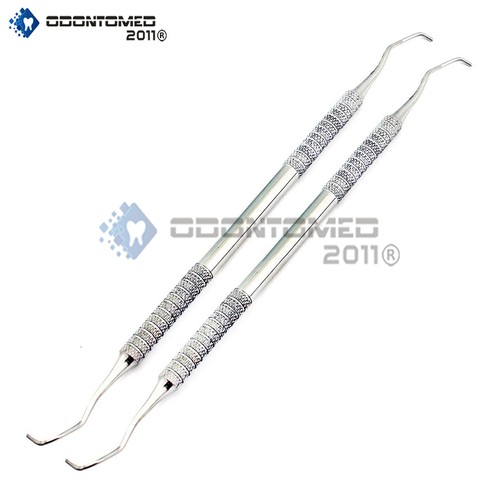 2 Gracey Küretten G11-12 DE Parodontal Dental Instrumente - Bild 1 von 2