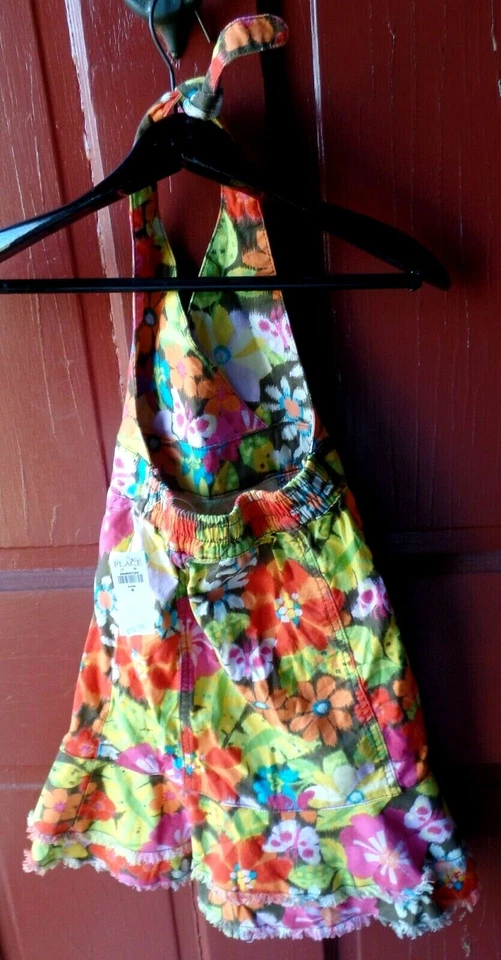 Nuevo Vestido THE CHILDREN'S PLACE STRETCH Mezcla Algodón Multicolor Talla 4 Foto 2 de 4