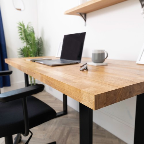 Solid Oak Wooden Table Tops | 1200 x 600 x 27mm | Premium European Wood Desk Top - Picture 6 of 6