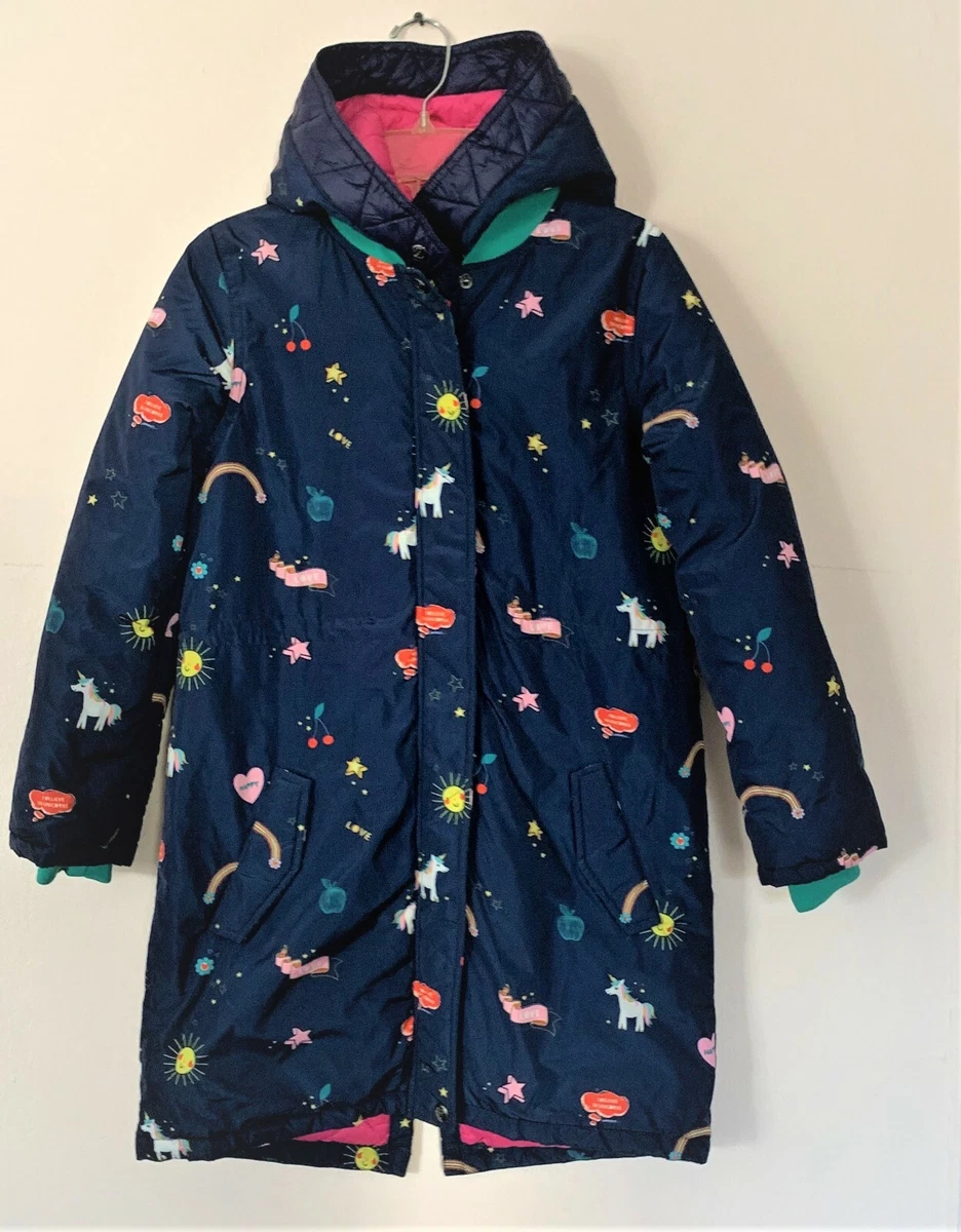 Mim Pi Girls Navy Blue Unicorn Coat Size 152 US12