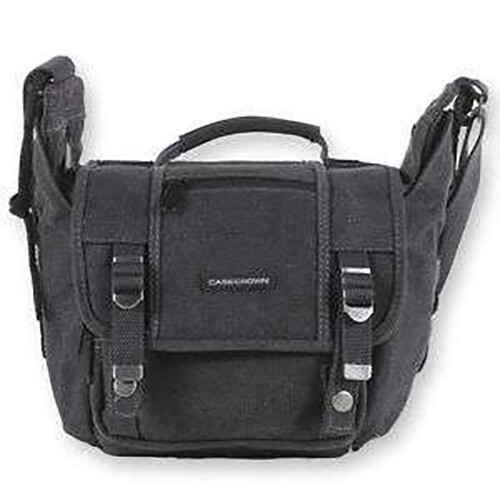 Casecrown DSLR Digital SLR Camera Canvas black messenger bag, new in bag