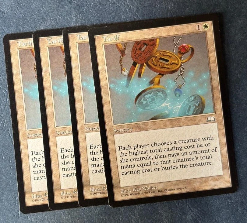 MTG 4X WEATHERLIGHT TARIFF NM MAGIC THE GATHERING WHITE RARE SORCERY ENGLISH - Image 4 of 4