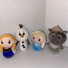 ITTY BITTYS HALLMARK FROZEN DISNEY STUFFED PLUSH TOYS LOT OF 4