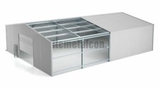 Stahlhalle 17,5x40x5 sk 85kg Industriehalle Lagerhalle Gewerbehalle Werkstatt