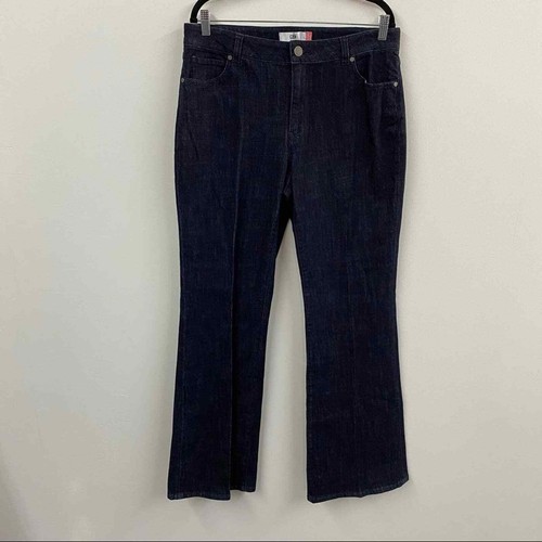 Dark Wash Trouser Jeans Woman Size 