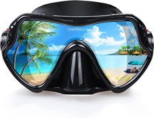 M scara de buceo de camuflaje antiniebla para equipo de pesca submarina snorkel