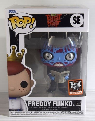 FREDDY FUNKO FRIGHT NIGHT 2022 NYCC BOX OF FRIGHT CREEP SAM THEY LIVE SODA FIGS - Picture 4 of 24