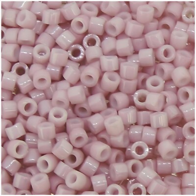 DB210 Miyuki Delica Seed Beads, Size 11/0, Old Rose Pink Luster 7GM Tube