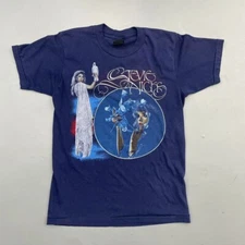 Stevie Nicks Bella Donna short sleeve navy color retro shirt KV31025