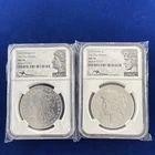 2025 Morgan Peace Silver Dollar Set NGC MS70 First Day of Issue!